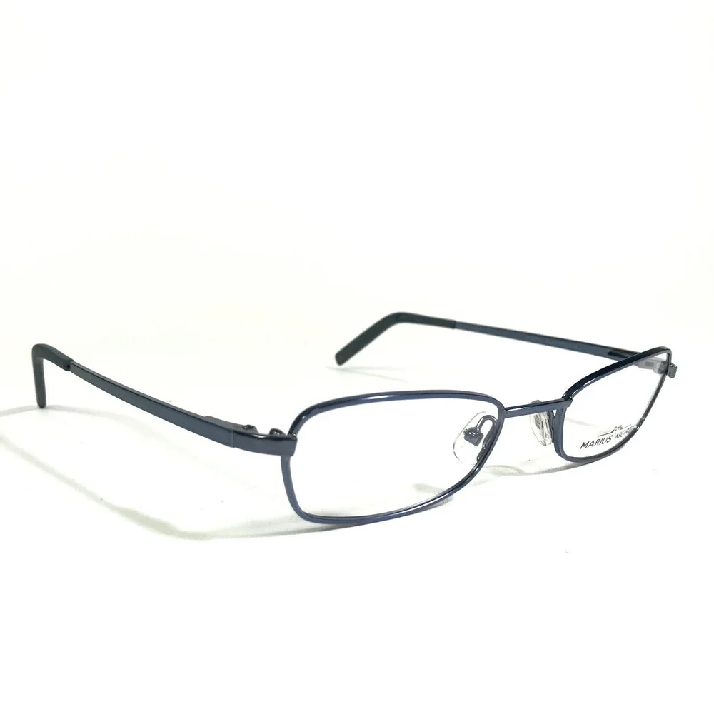 Morel T0B 5917 Eyeglasses Frames Blue Rectangular Cat Eye Full Rim 50-18-135
